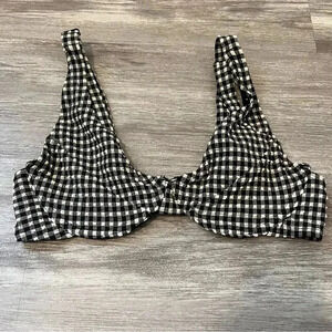SISTER SWIM Lex‎ Underwire Top-Check size M